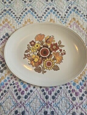 Serving Platter Festival Ironstone Ware by Myott England Vintage MCM